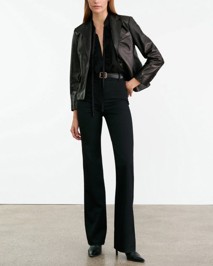 Bertille Ruffle Shirt | Black
