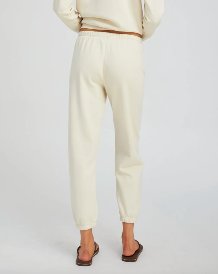 Heart Sweatpants | Vintage White / Black