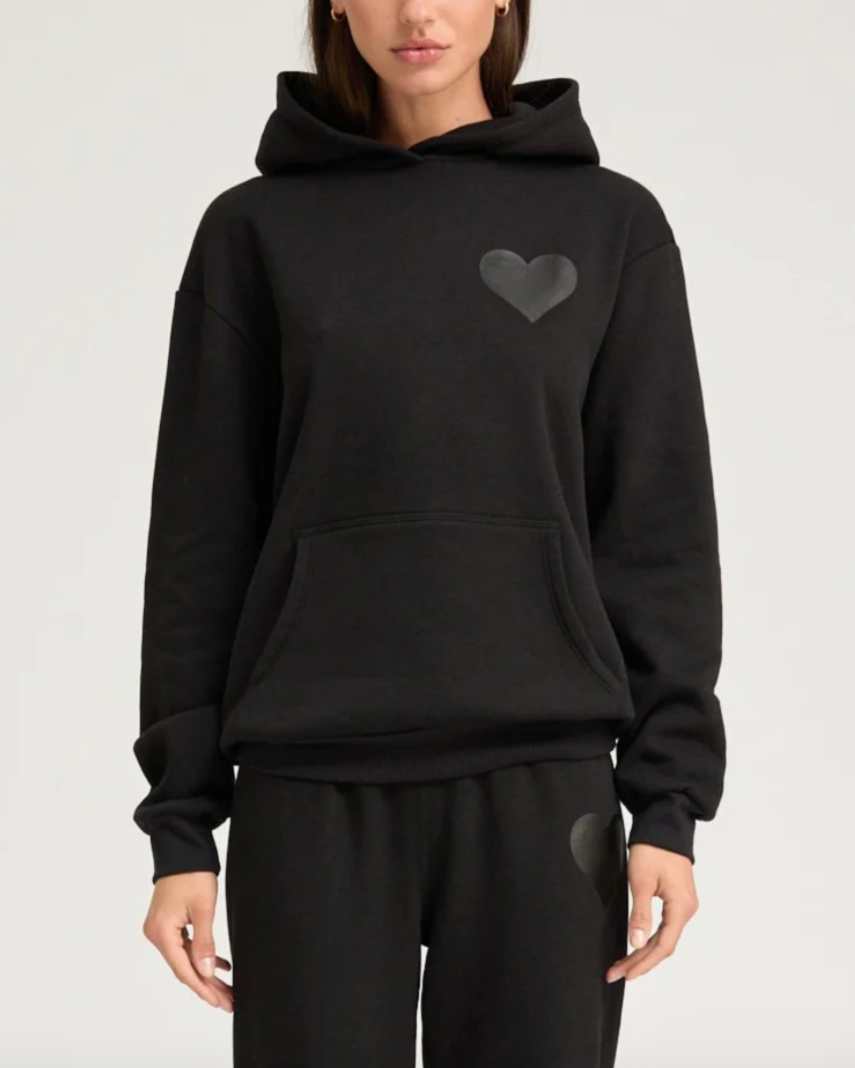 Heart Hoodie | Black