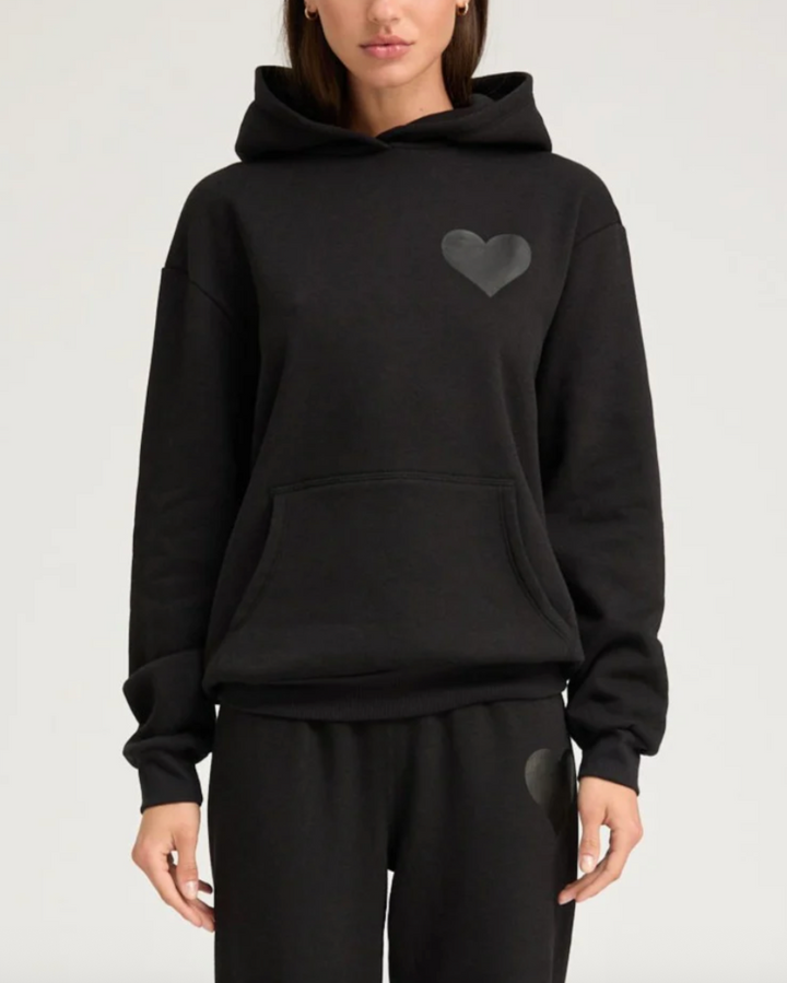 Heart Hoodie | Black