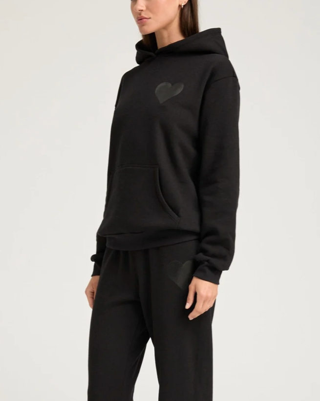 Heart Hoodie | Black
