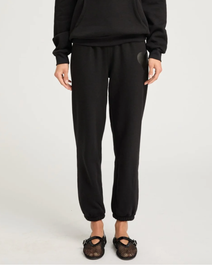 Heart Sweatpants | Black