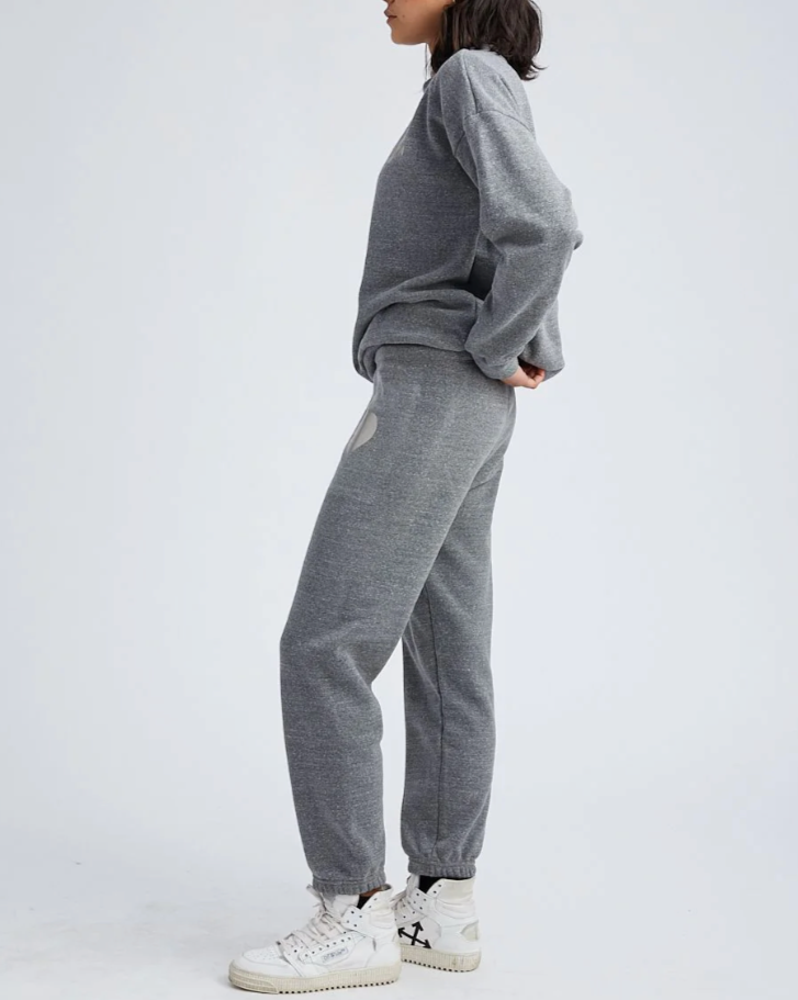 Heart Sweatpants | Heather Grey