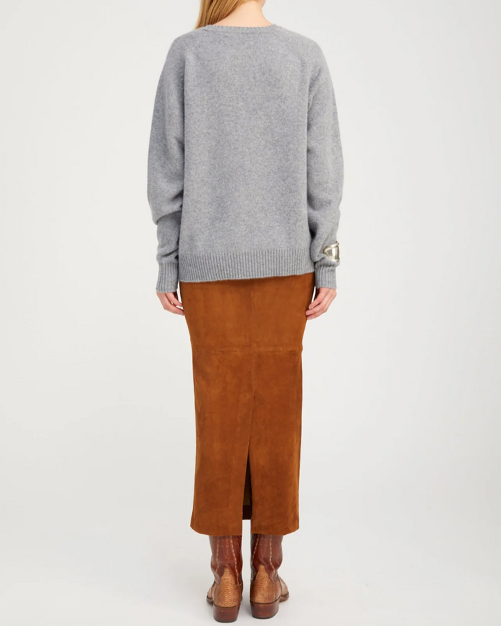 Maxi Tube Skirt | Dark Cognac