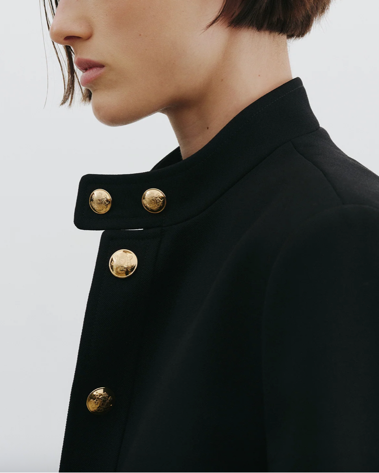Hadley Cropped Jacket | Black