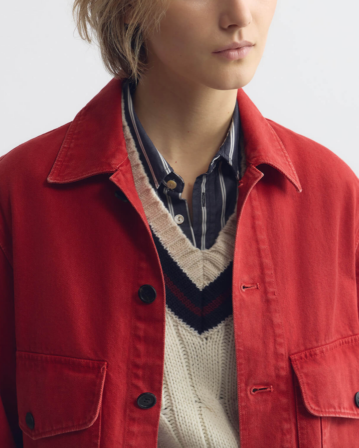 Leroy Jacket | Scarlet