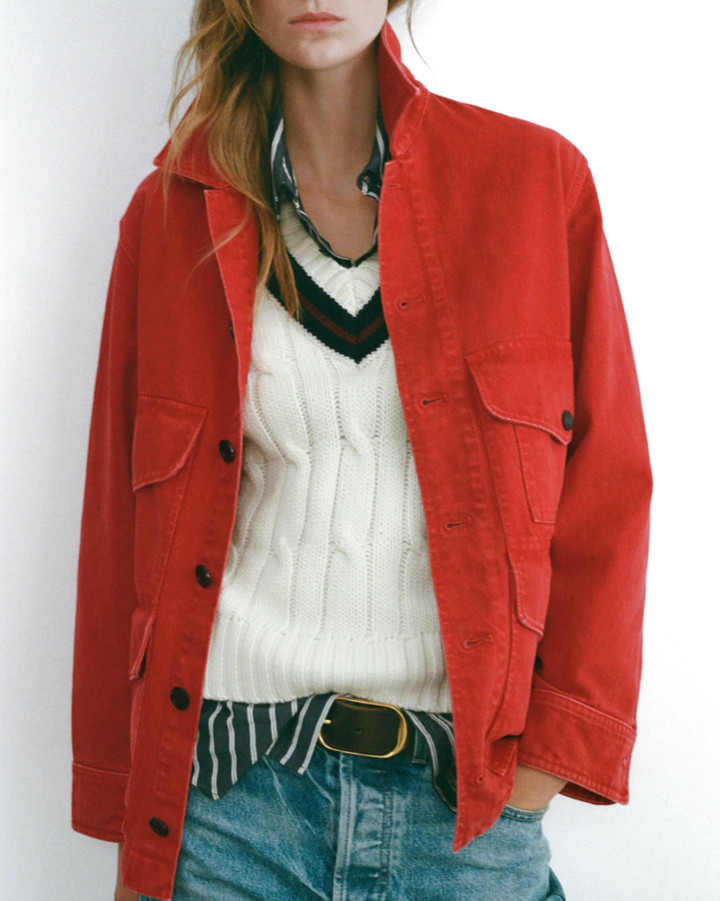 Leroy Jacket | Scarlet