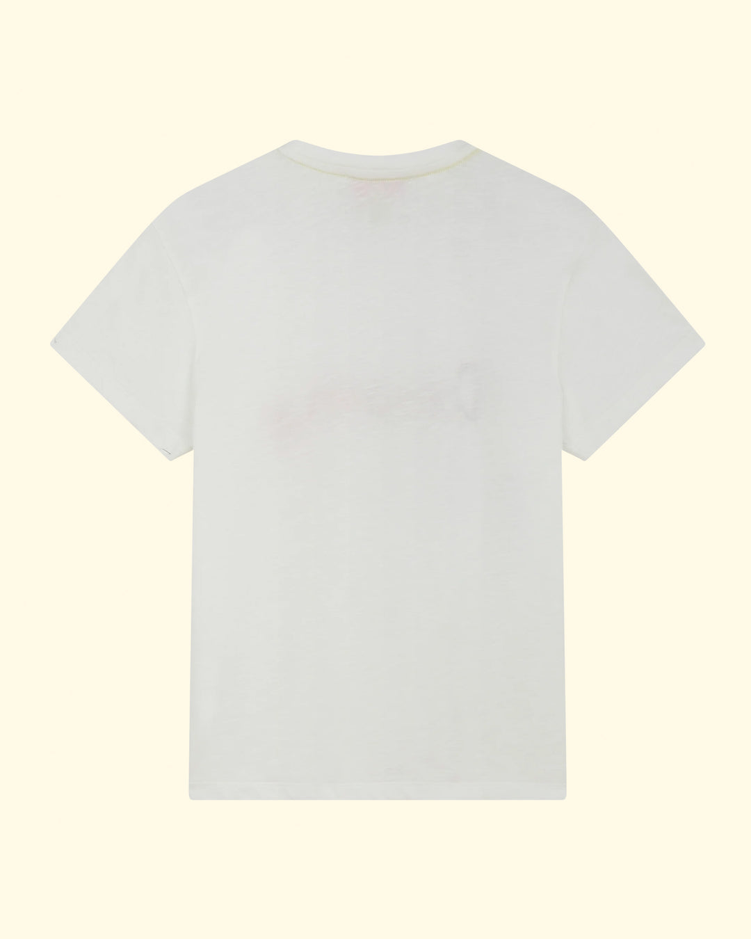 Embroidered Word T-Shirt | White