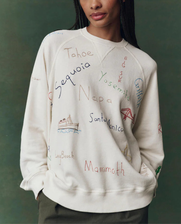 Slouch Sweatshirt | Golden State Embroidery