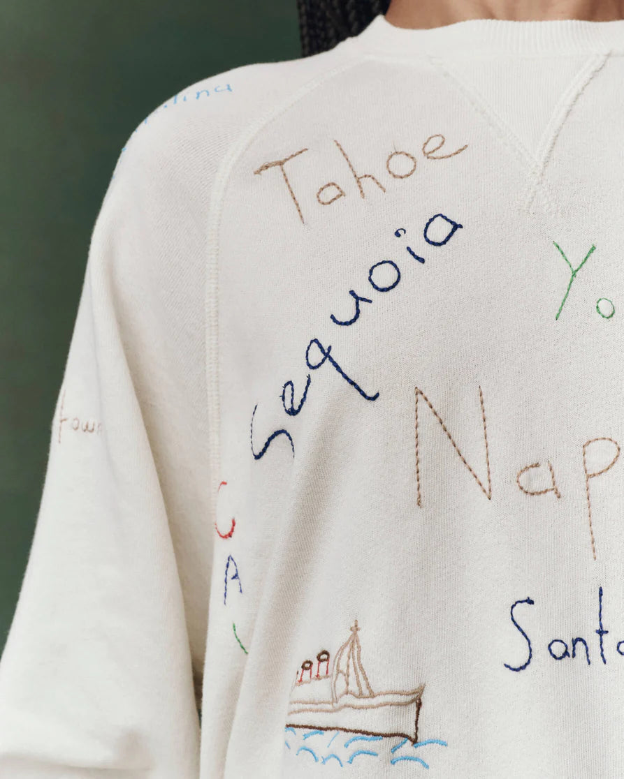 Slouch Sweatshirt | Golden State Embroidery