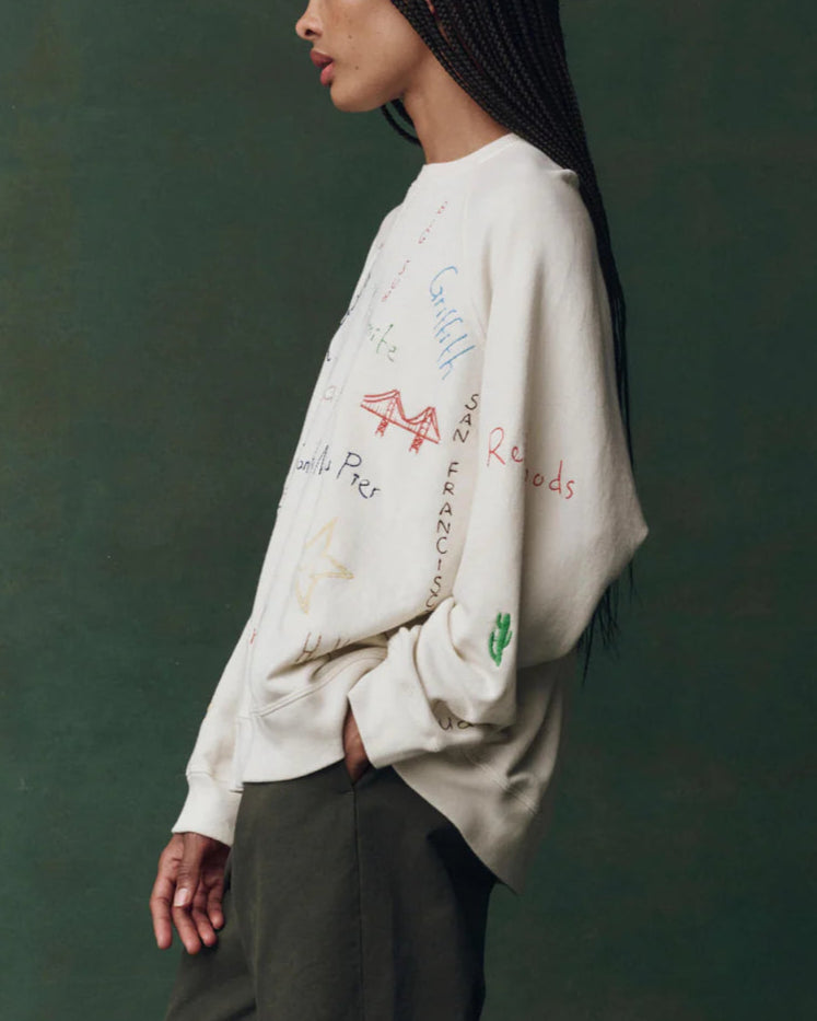 Slouch Sweatshirt | Golden State Embroidery