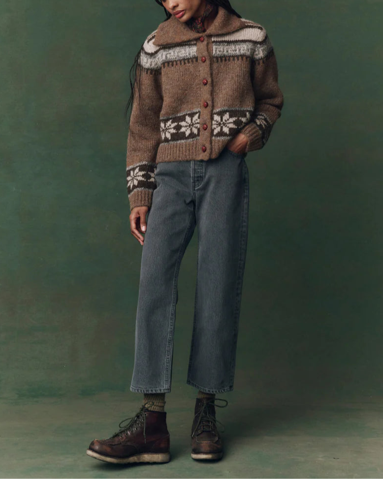 Nordic Scholar Cardigan | Hickory Fair Isle