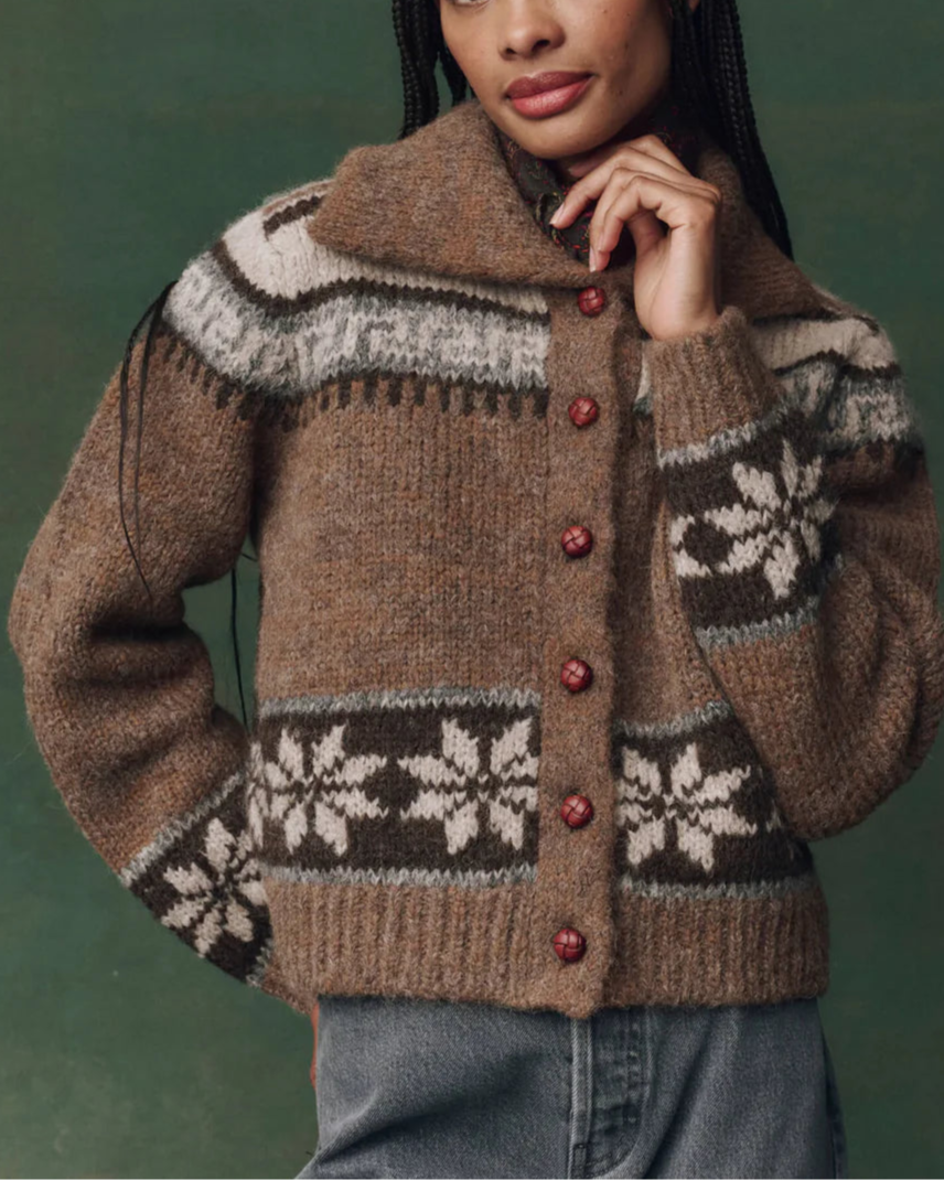 Nordic Scholar Cardigan | Hickory Fair Isle
