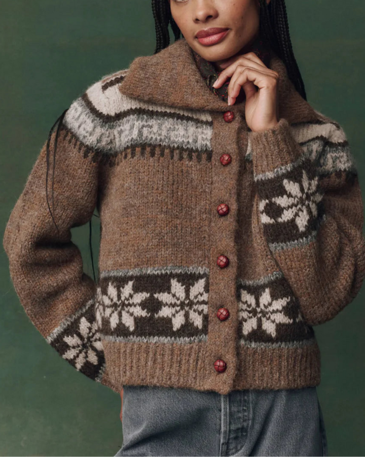 Nordic Scholar Cardigan | Hickory Fair Isle