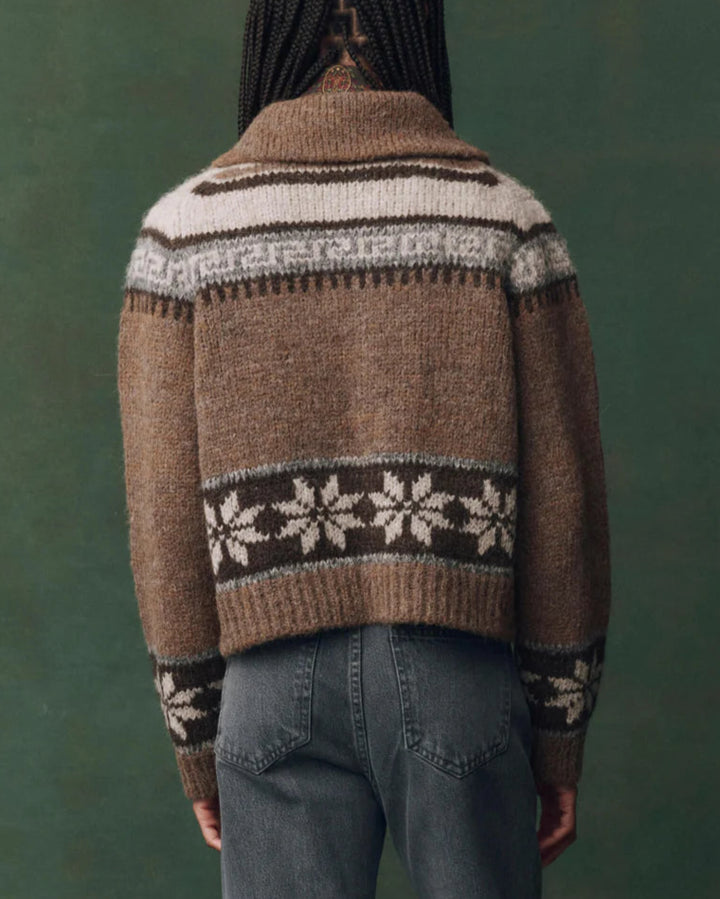 Nordic Scholar Cardigan | Hickory Fair Isle