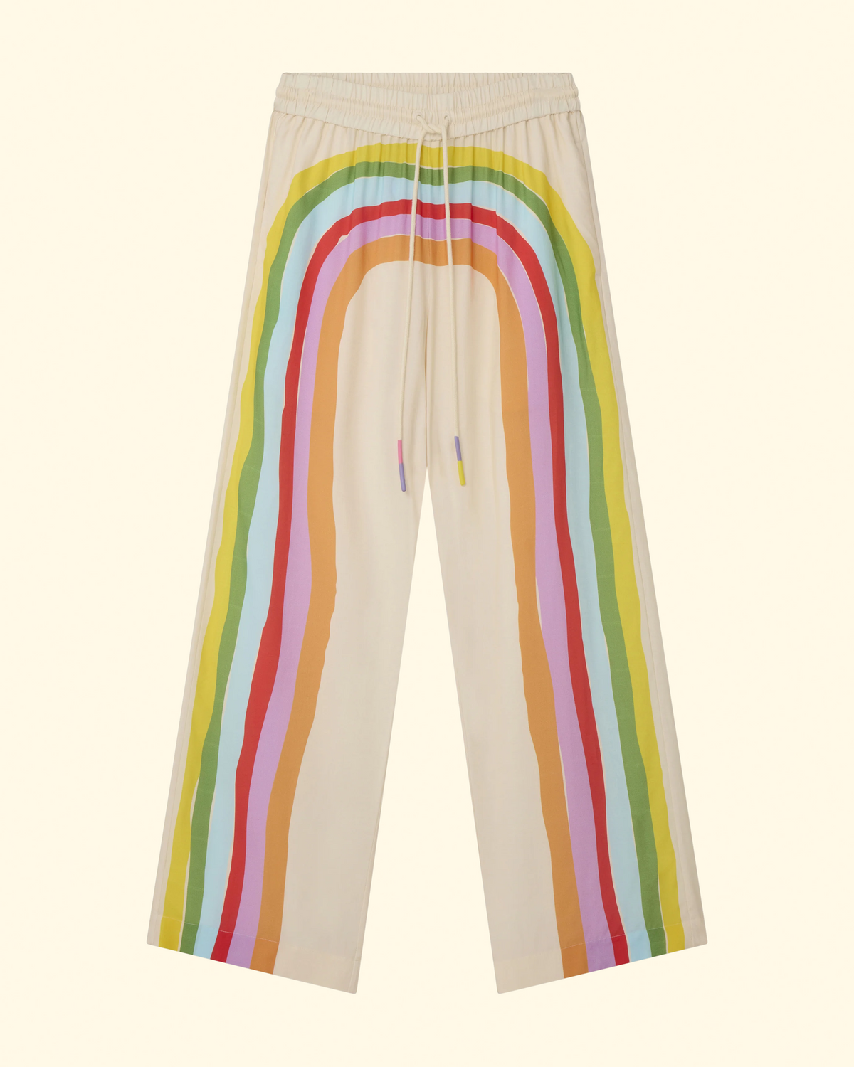 Stripe Pyjama Trouser | Ecru/Multi
