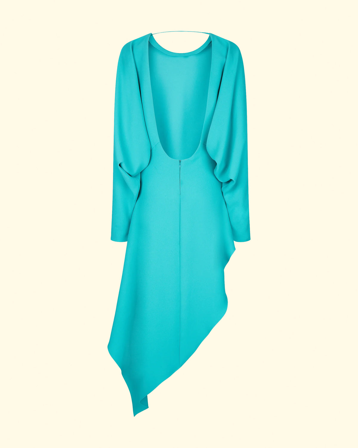 The Harkey Asymmetric Dress | Turquoise