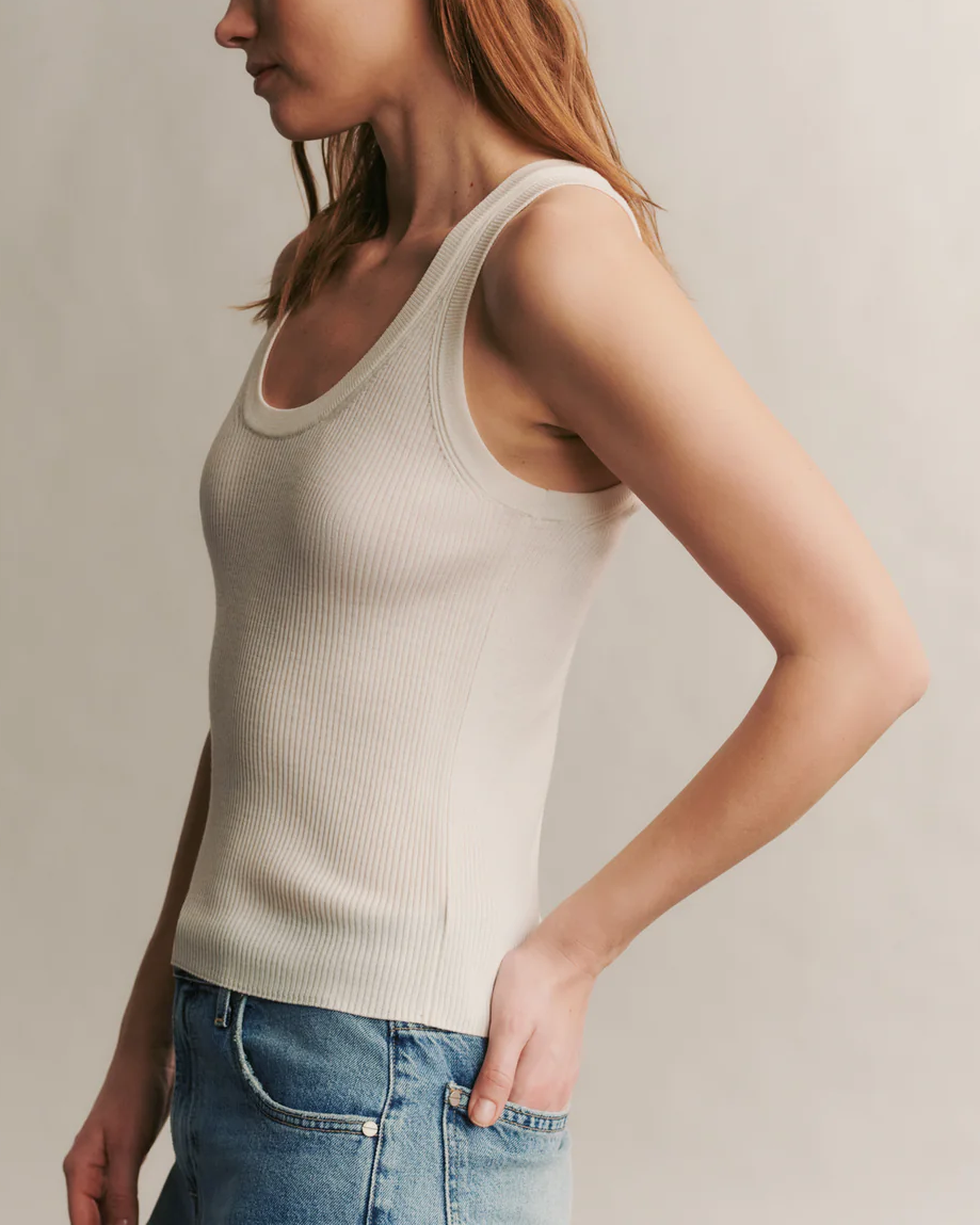 PREORDER Knit Tank | Ivory