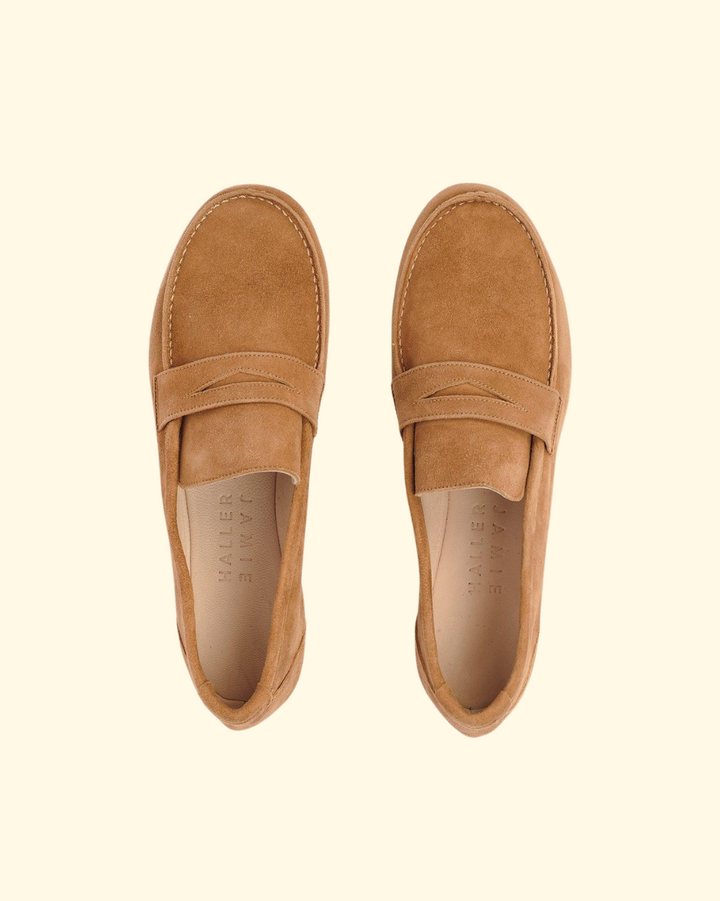 Penny Loafer | Suede Clove