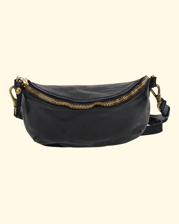 Small Waist Bag Crossbody | Black