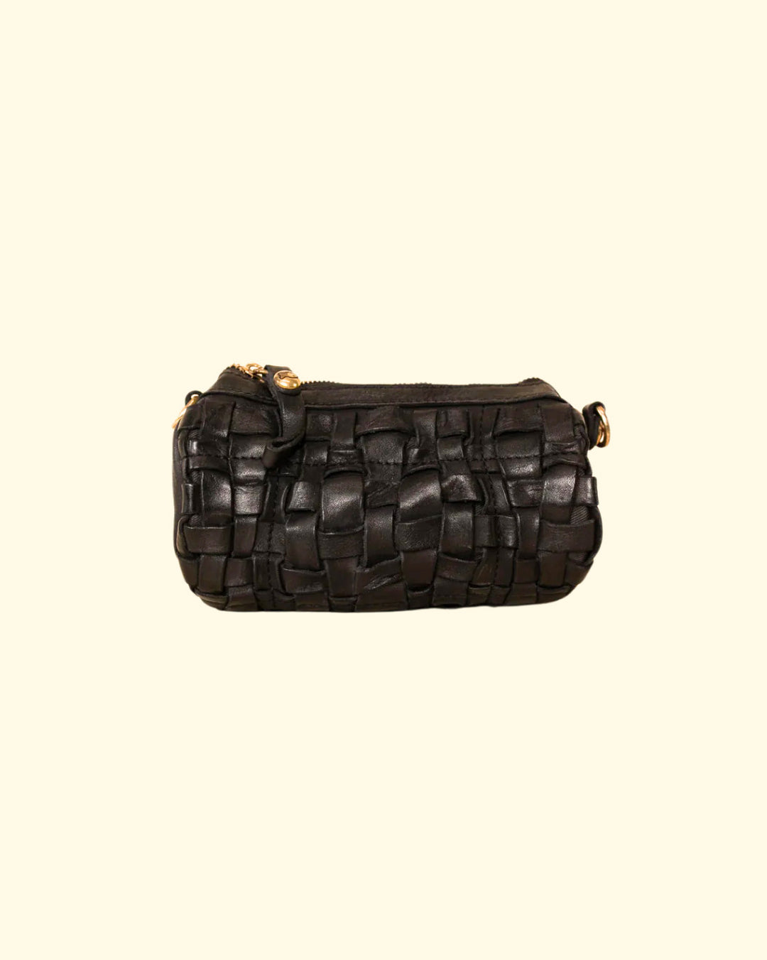 Woven Crossbody Bag | Black