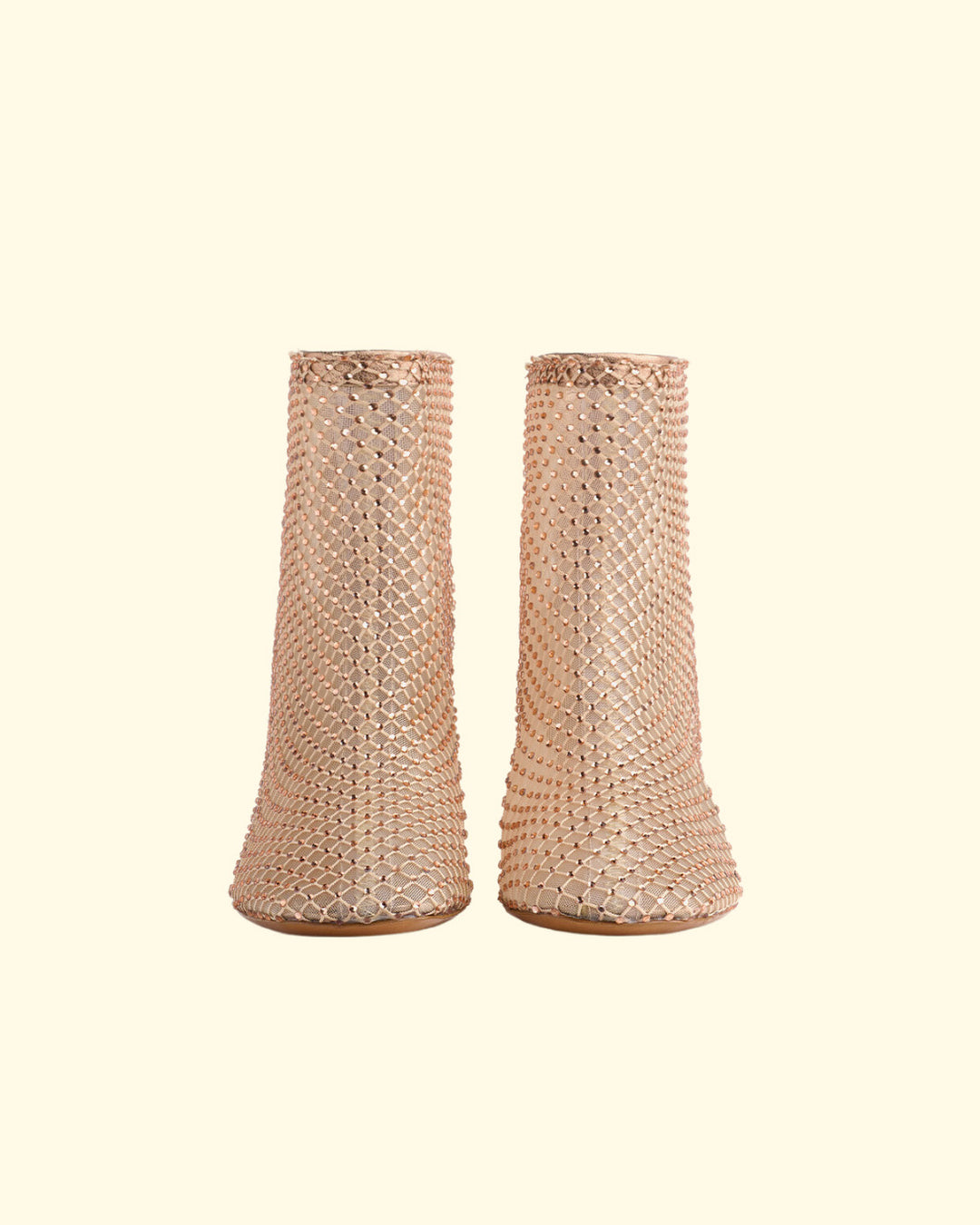 Strass Mesh Ankle Boots | Cipria