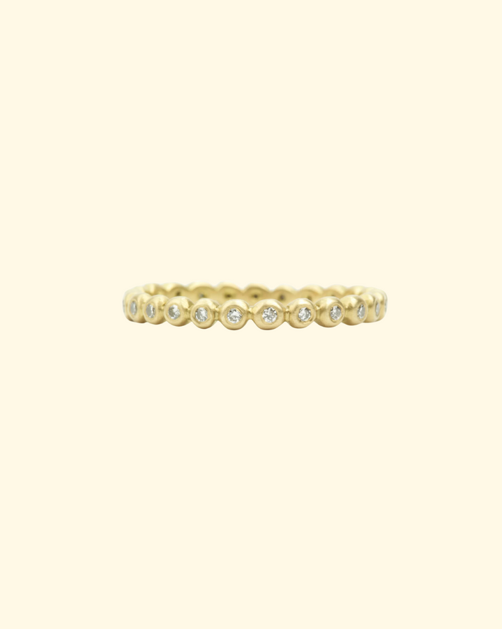 Porch Band | 1.25 mm Diamonds 18k Gold