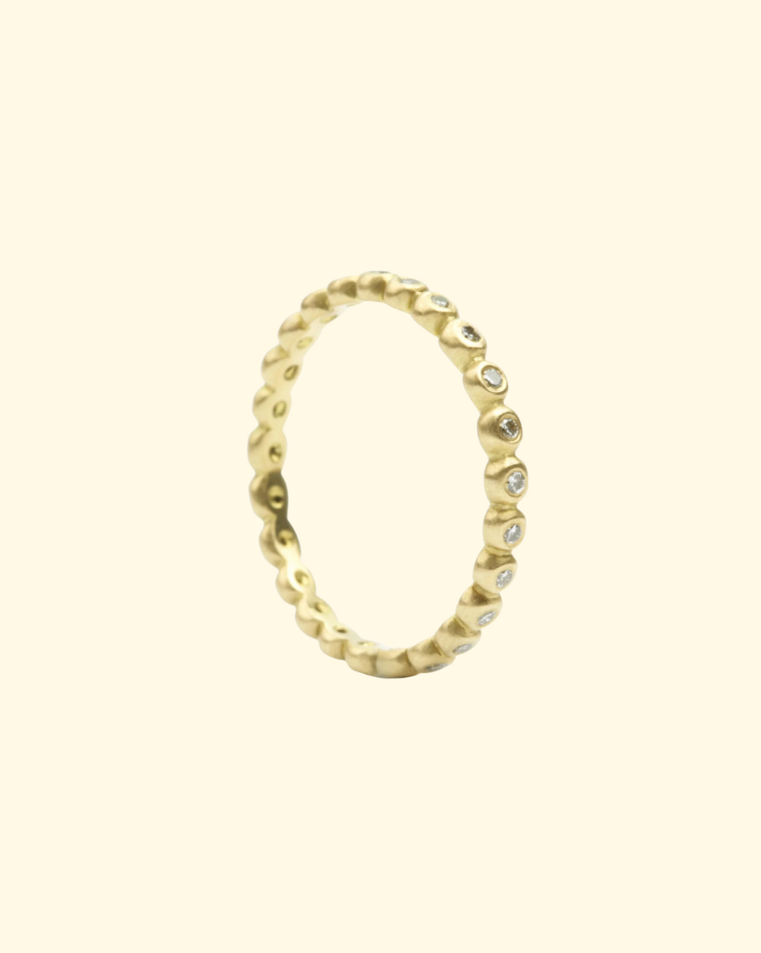 Porch Band | 1.25 mm Diamonds 18k Gold