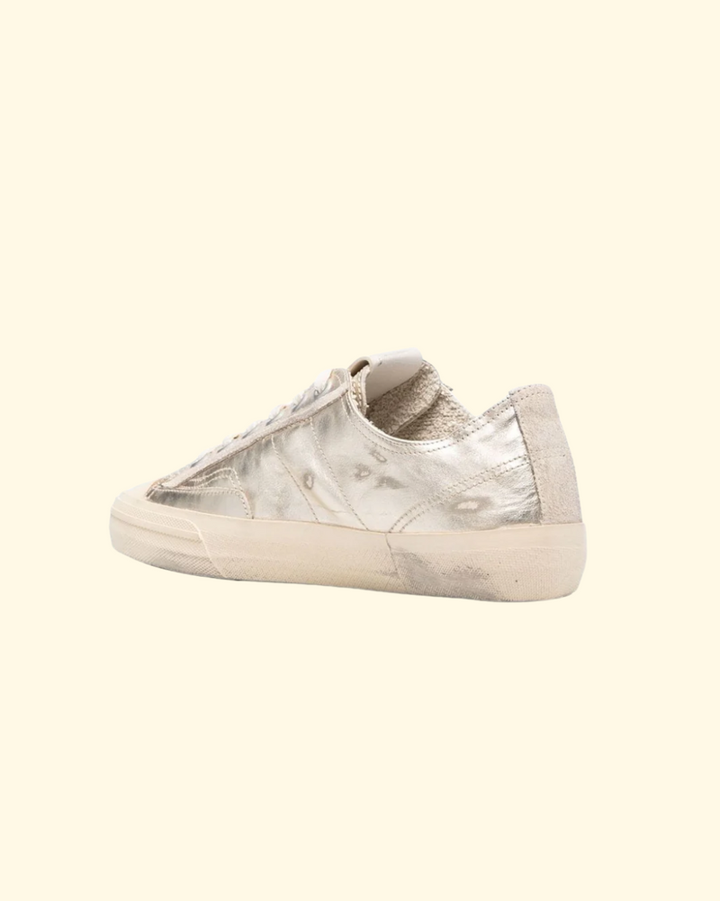 V-Star 2 Laminated Suede Star | Platinum/SeedPearl