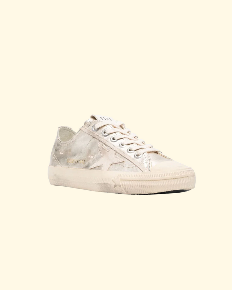 V-Star 2 Laminated Suede Star | Platinum/SeedPearl