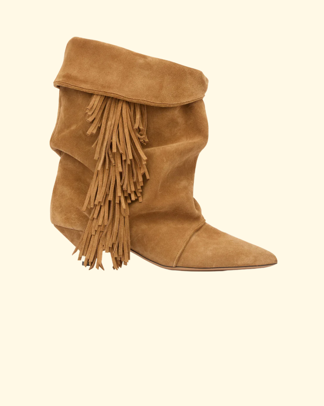 Edrik Fringes Boot | Cognac