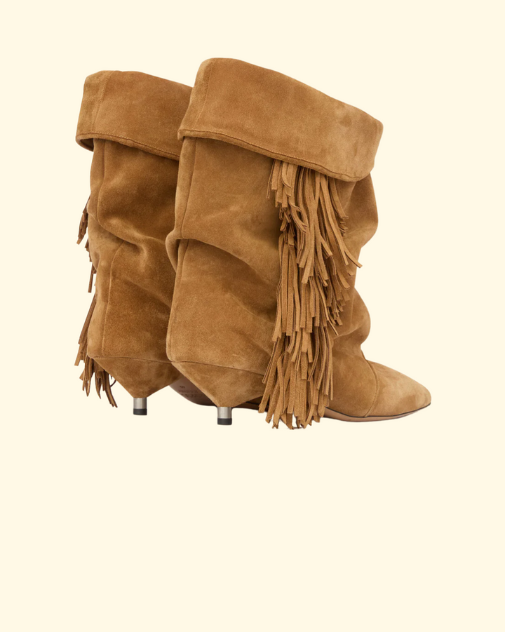 Edrik Fringes Boot | Cognac