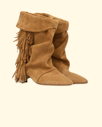 Edrik Fringes Boot | Cognac