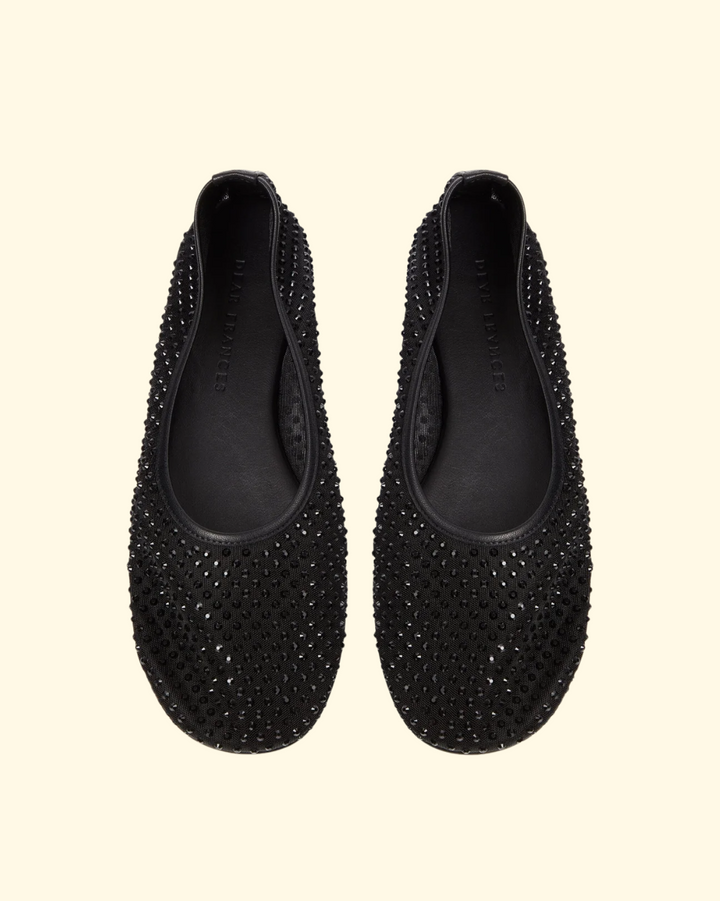 Balla Crystal Shoe | Black