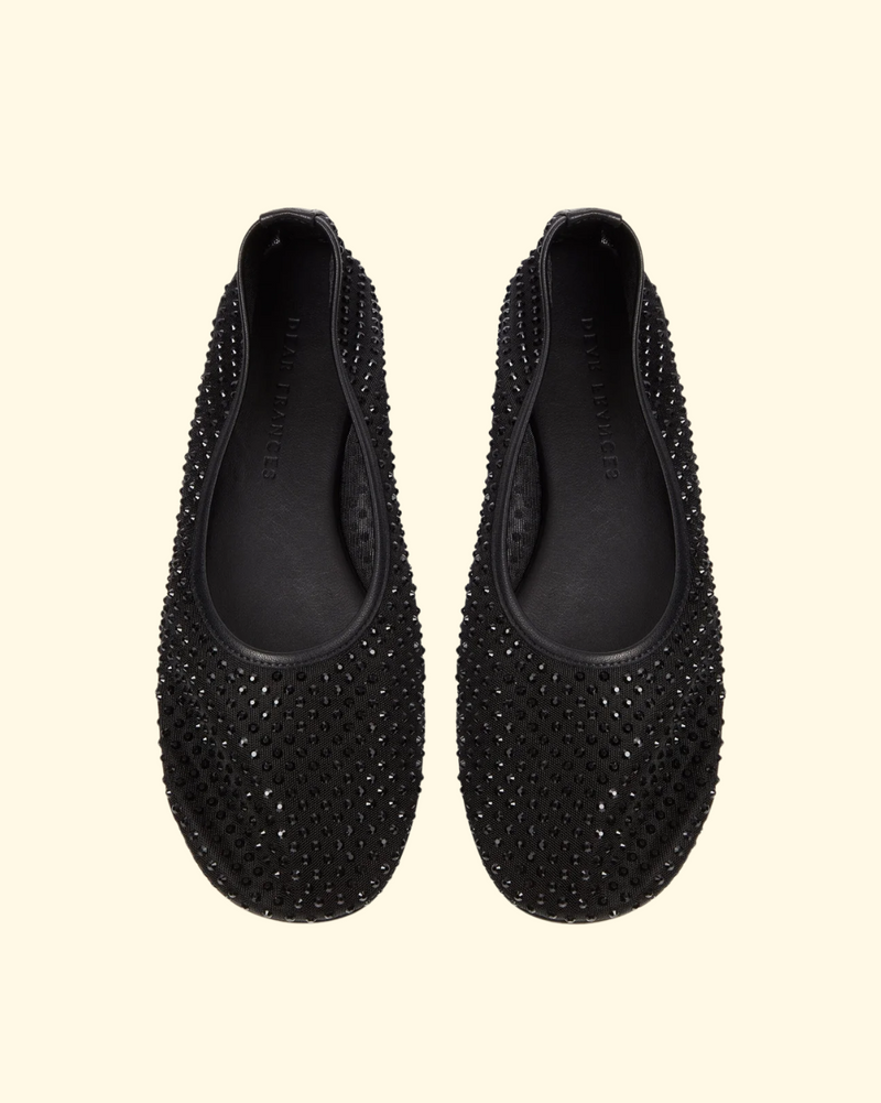 Balla Crystal Shoe | Black