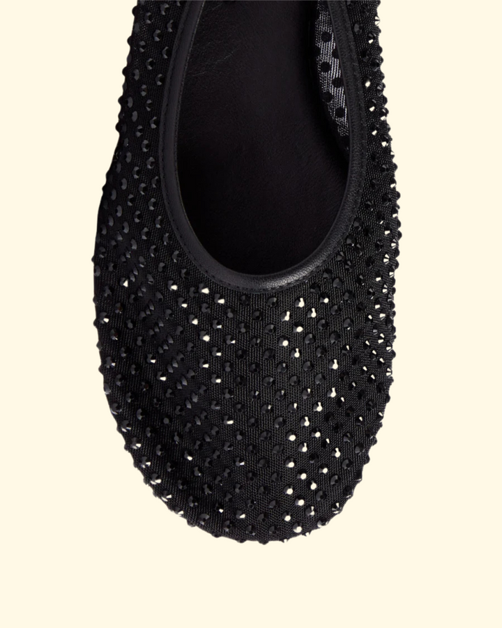 Balla Crystal Shoe | Black