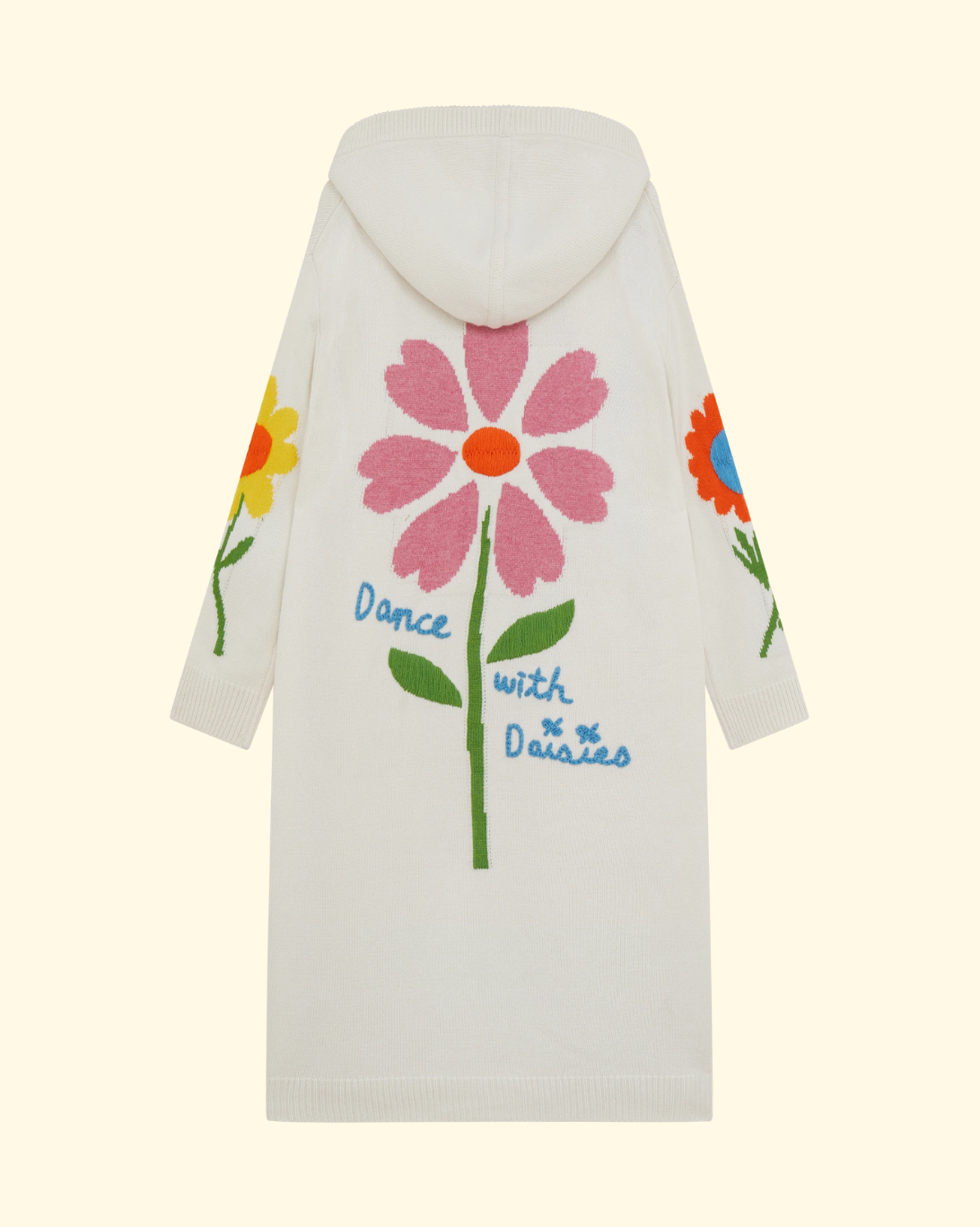 Embroidered Floral Long Cardigan | Multi