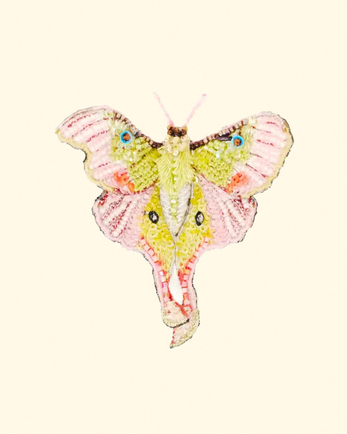 Moon Moth Brooch