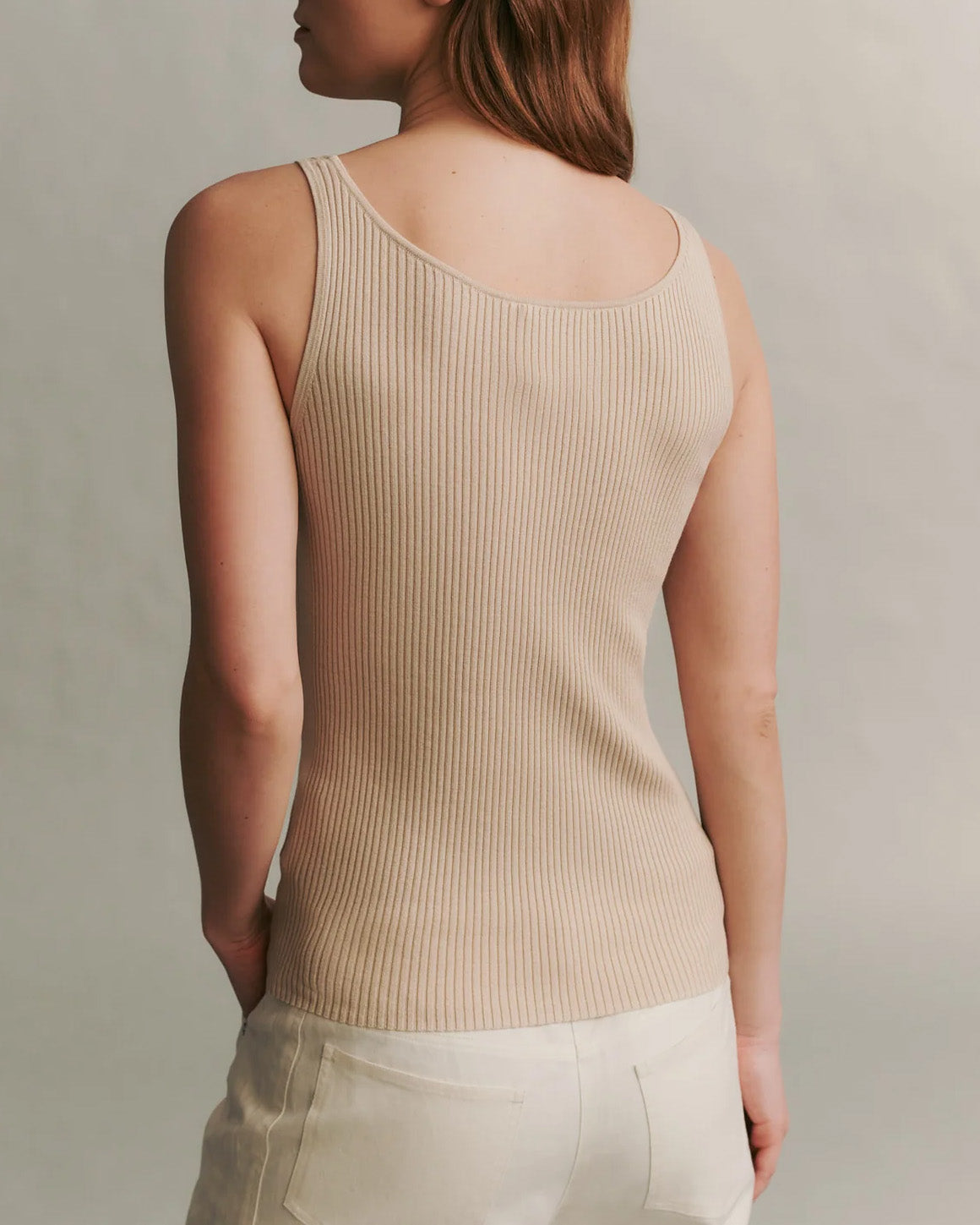 Knit Tank | Wheat