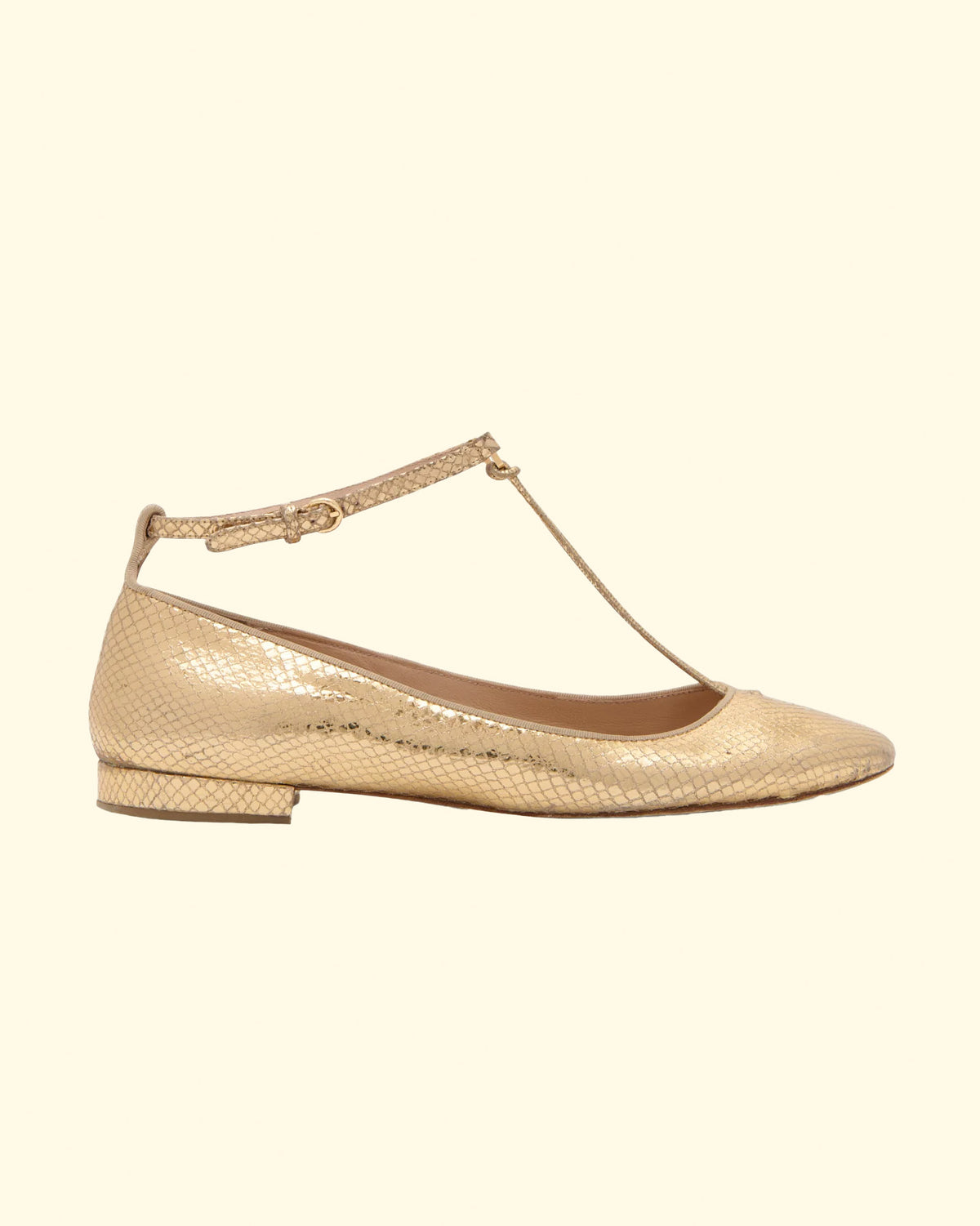 Louise Mary Jane Ballet Flat | Gold