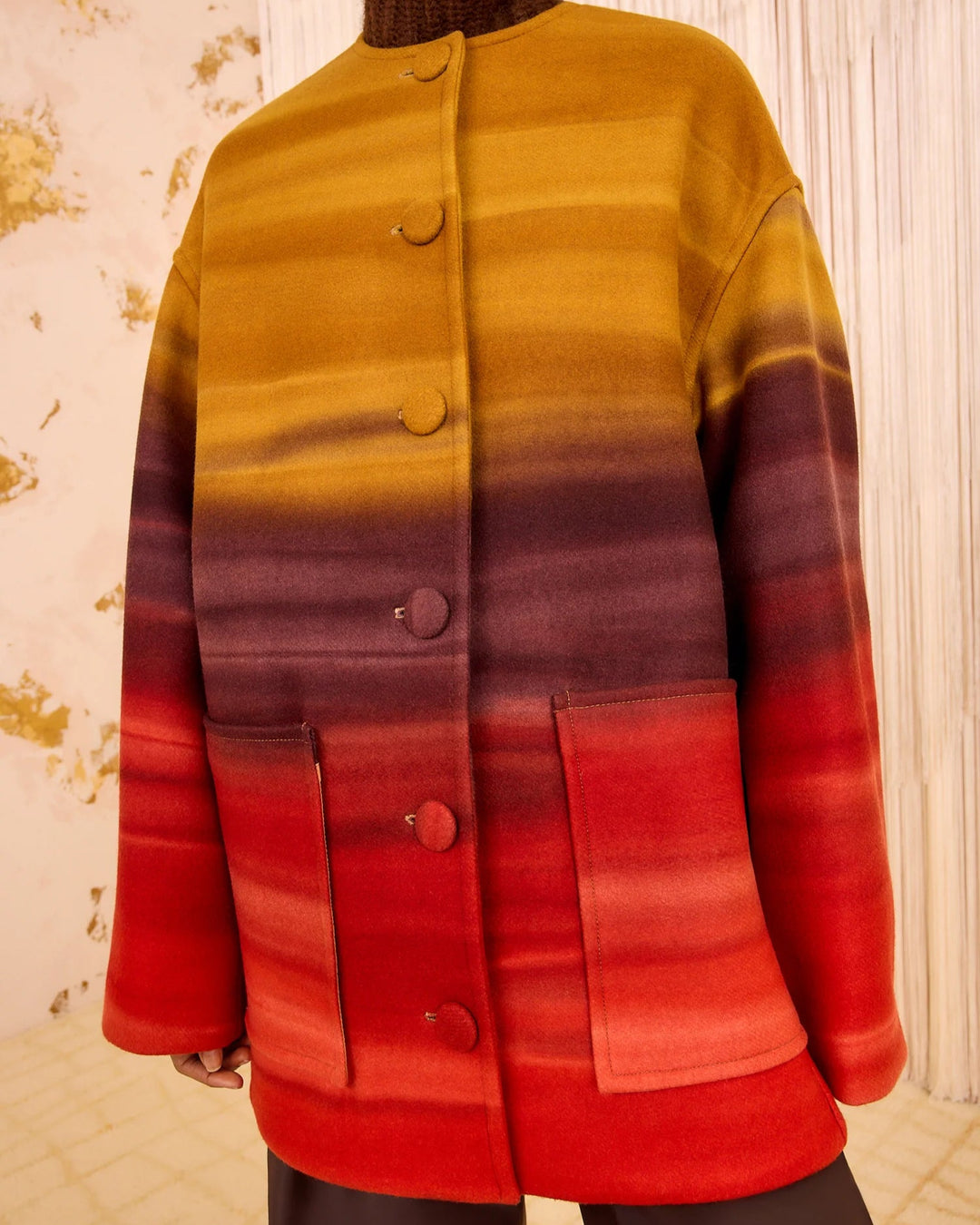 Ambrose Wool Meton Coat | Agate