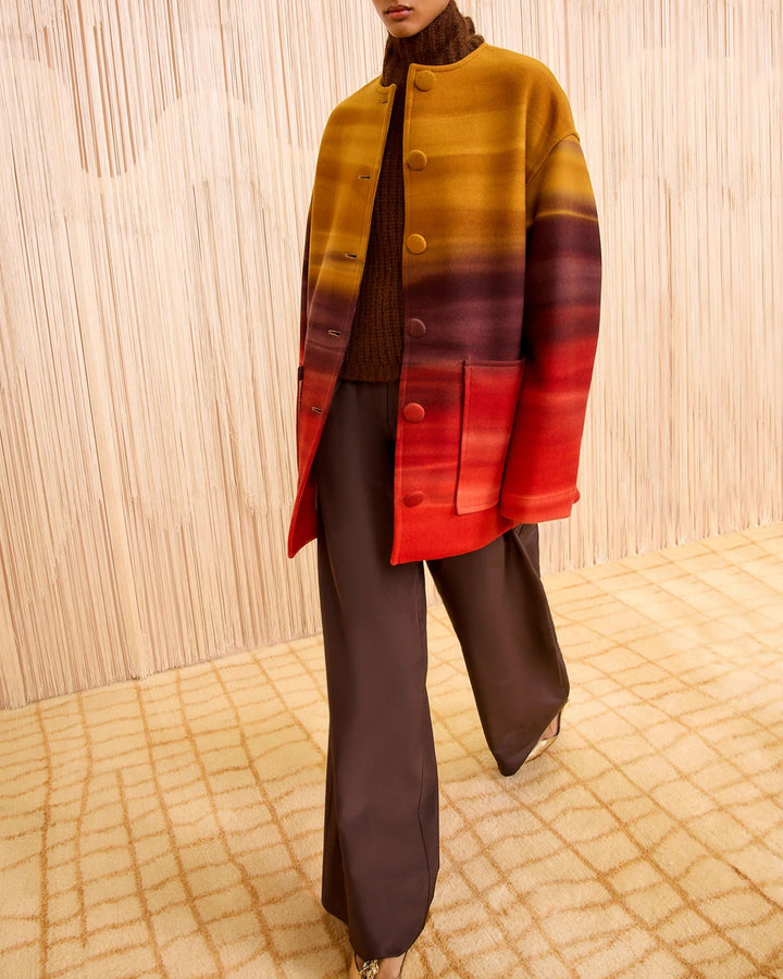 Ambrose Wool Meton Coat | Agate