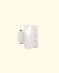 Claw Clip | Milk Glass