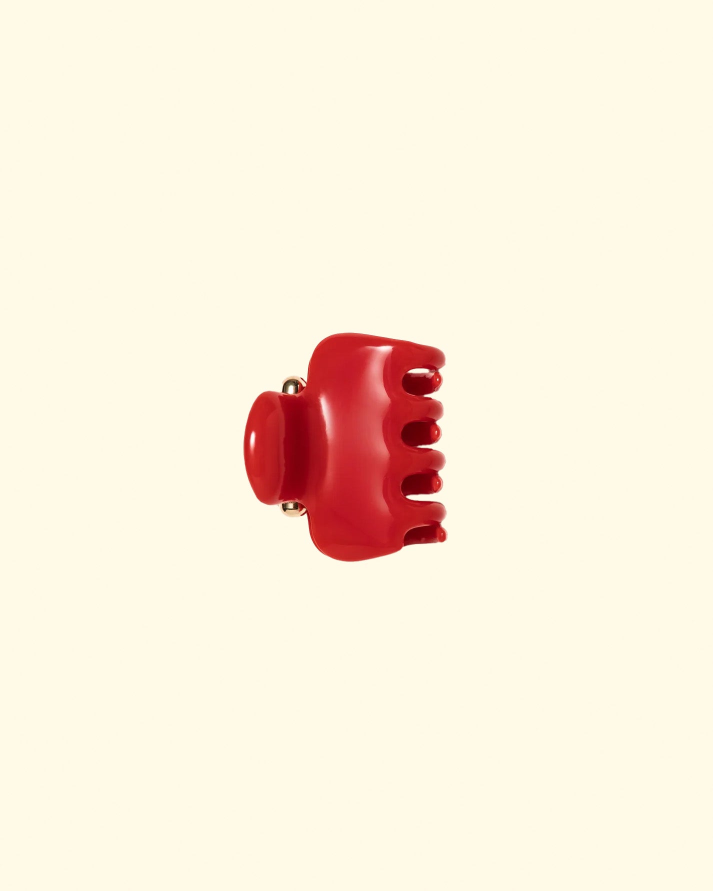 【新品未使用】UNDO ヘアクリップ　ボルドー　ワインレッド　赤　No.4 4