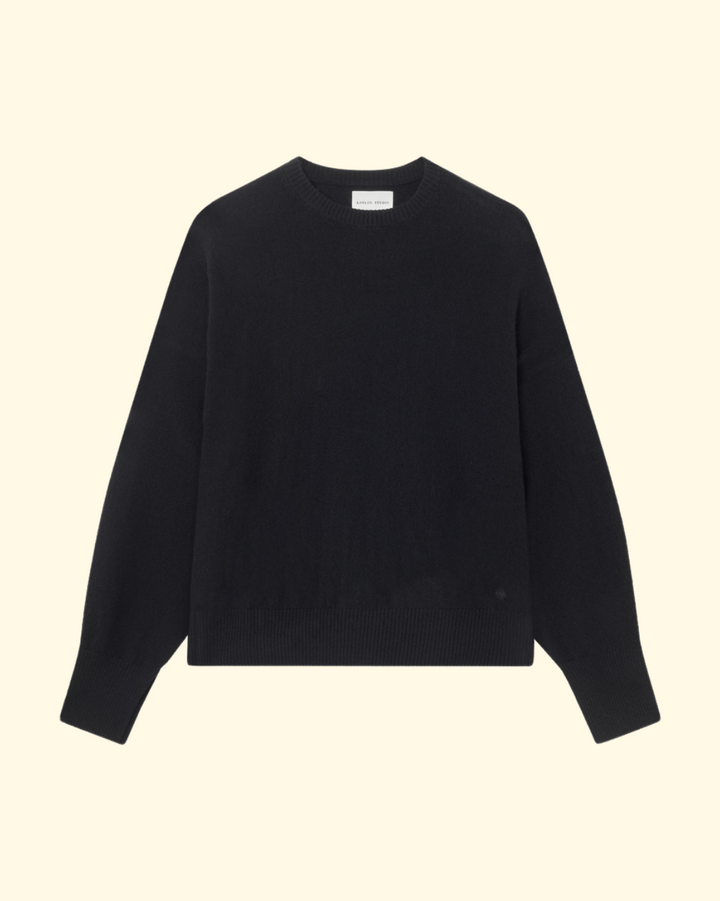 Anaa Cashmere Sweater | Black