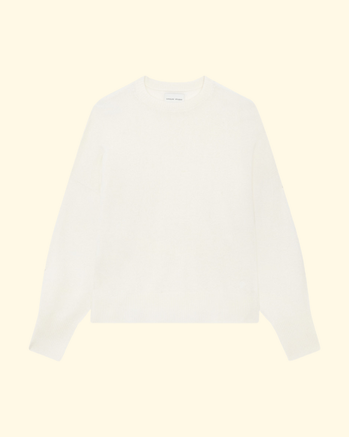 Anaa Cashmere Sweater | Ivory