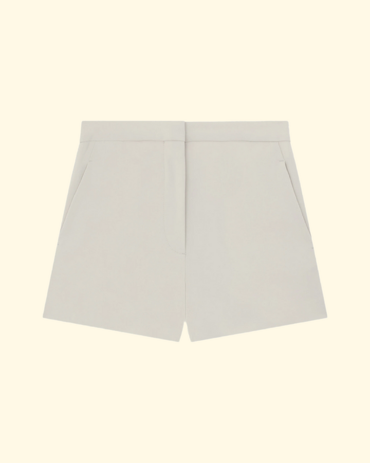 Serge Tailored Mini Shorts | Chiffon Beige