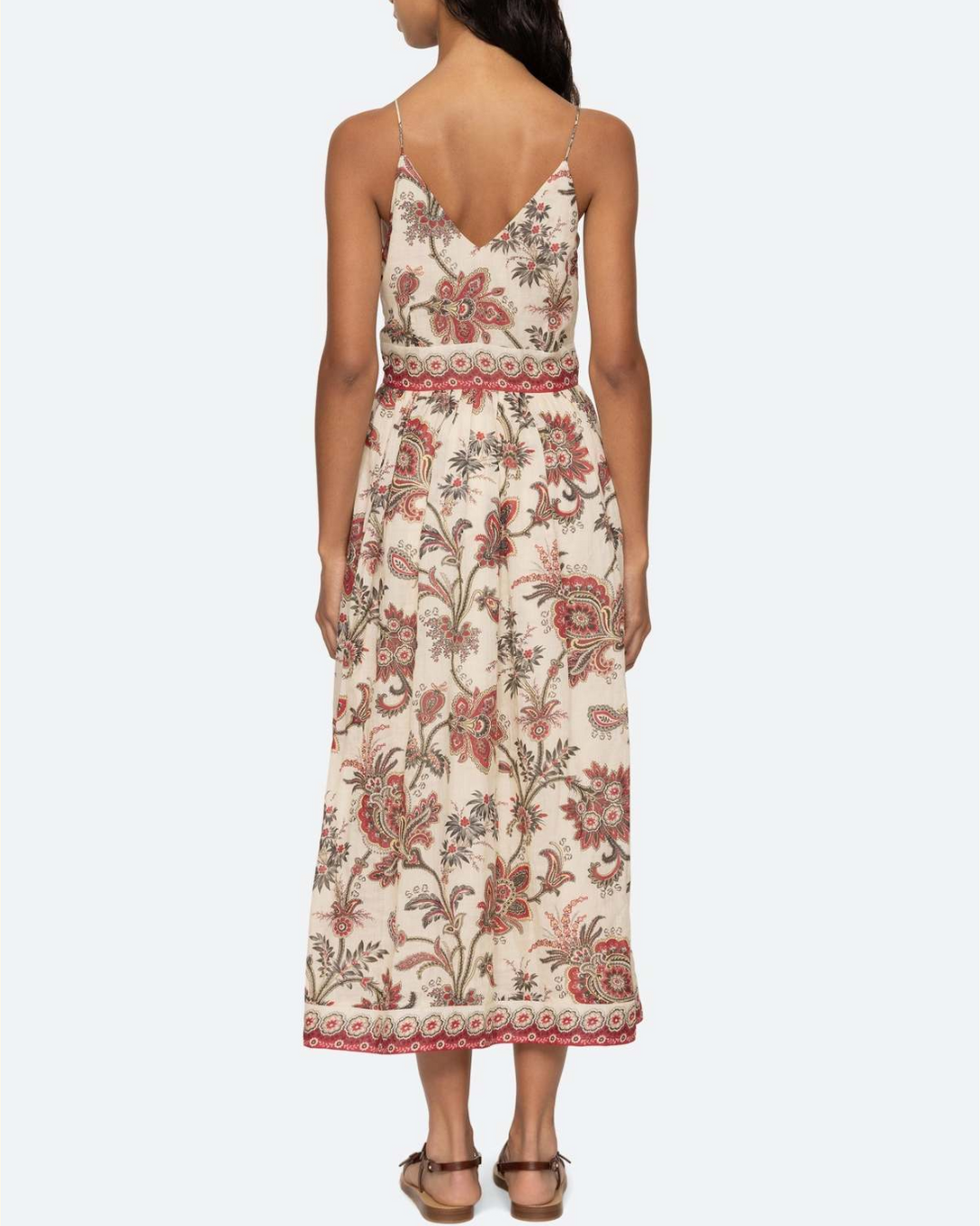 Cassandra Print Slip Dress | Multi