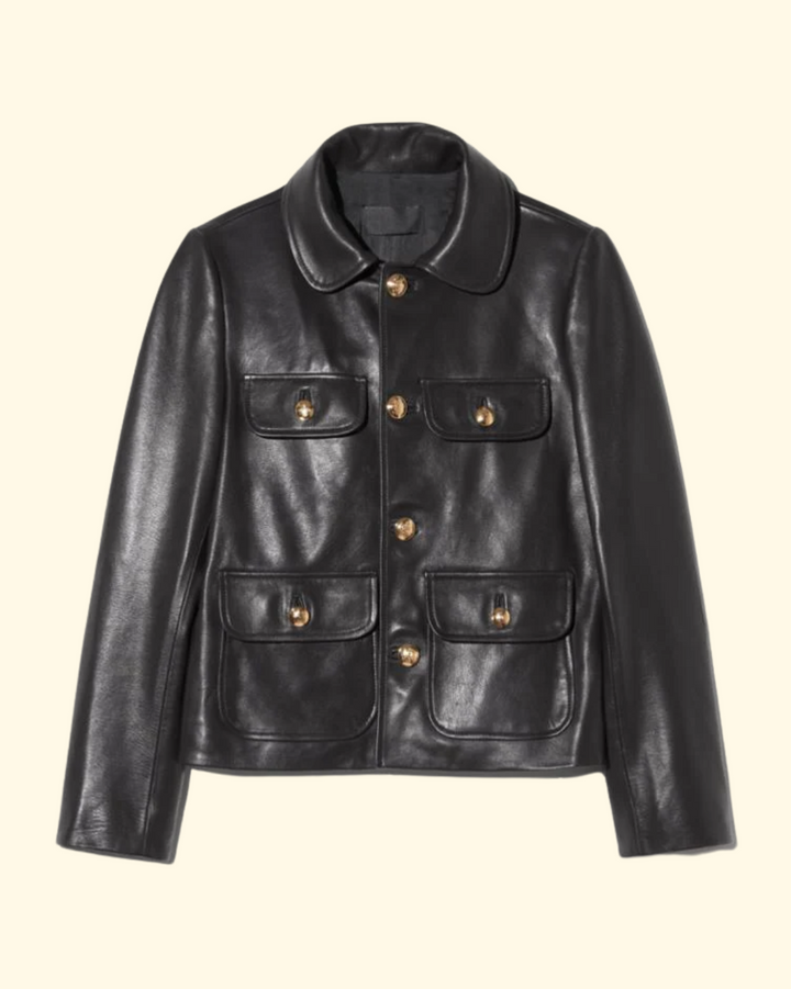 Chamonix Leather Jacket | Black