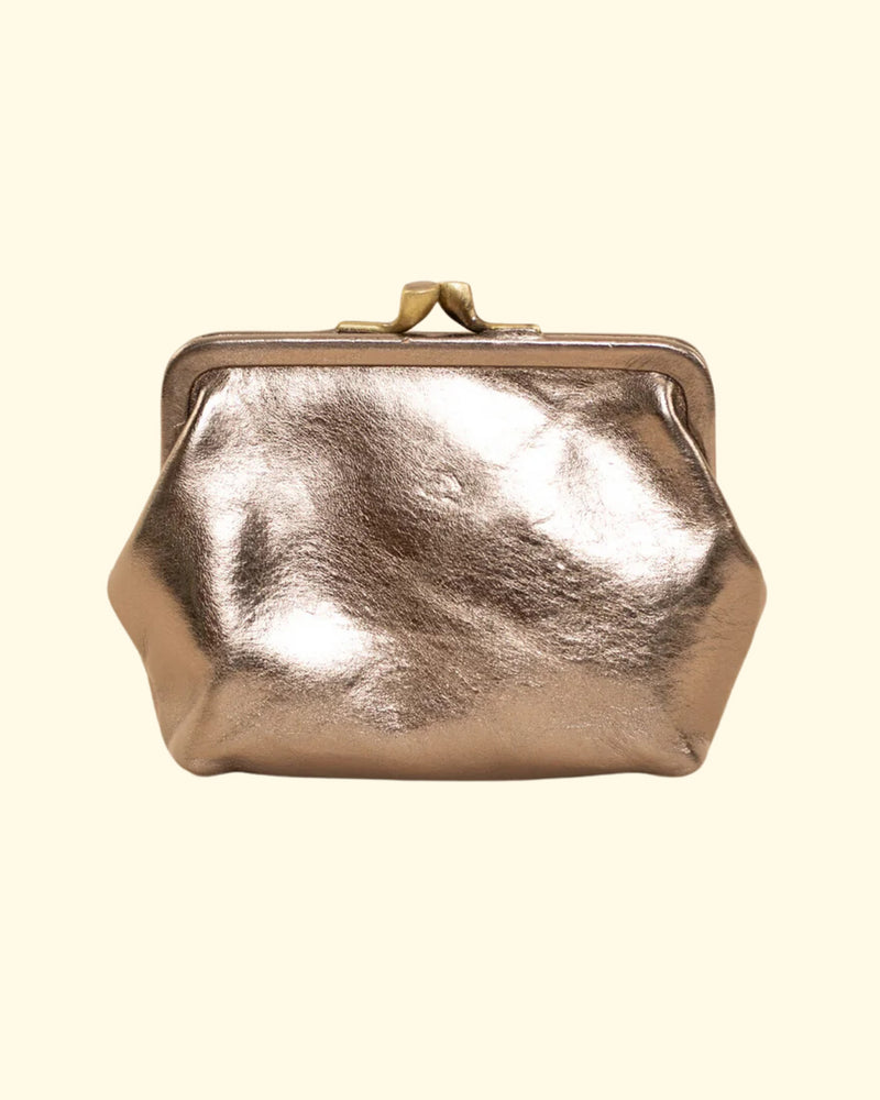 Classic Coin Purse | Metallic Bronze